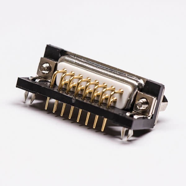 DB 15 Male Right Angle 90 Machined Pin Connector Though Hole for PCB Mount 20pcs