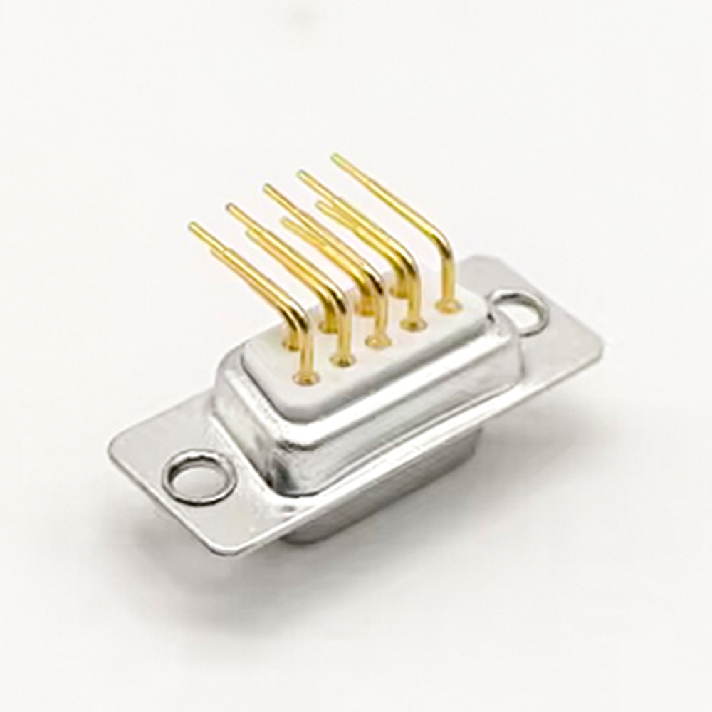 Machined 9 Pin D-sub Right Angled Female Through Hole for PCB Mount 20pcs