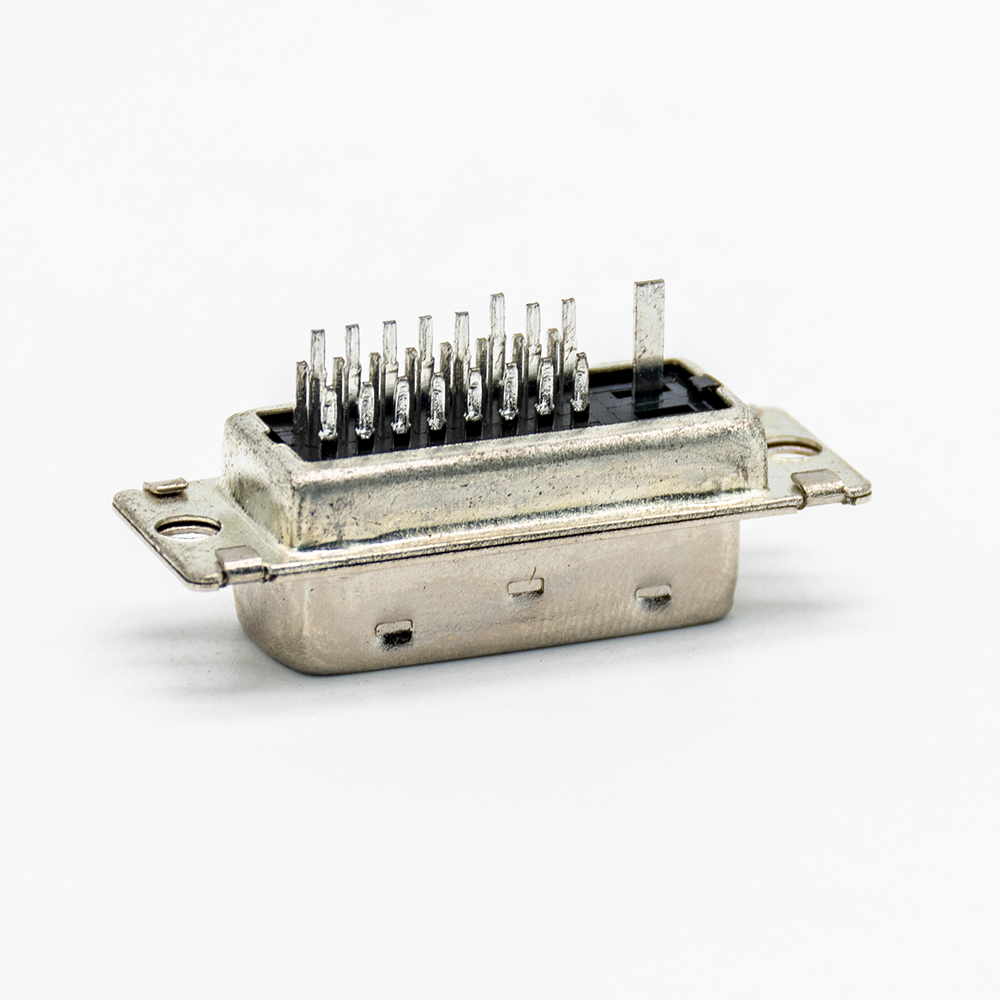 DVI 24+1 Male Straight Connector Though Hole for PCB Mount