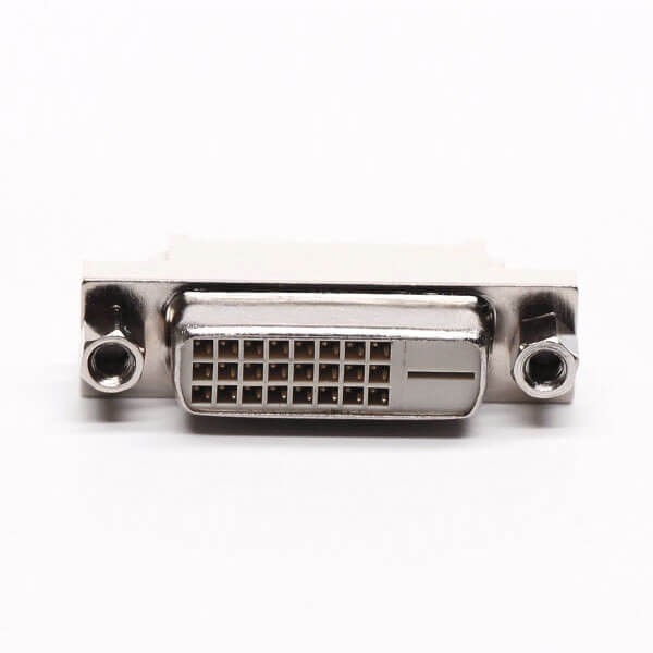 DVI D 24+1 Pin Connector Female Straight Though Hole for PCB Mount