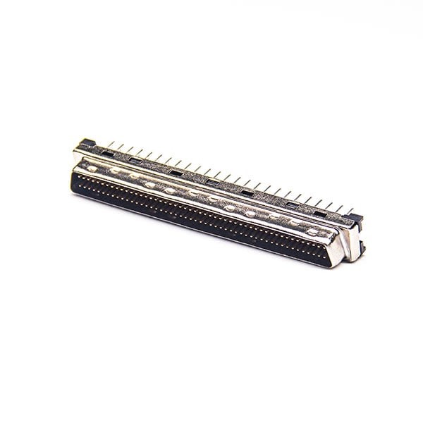 100 PIN SCSI Connector HPDB Male Straight Through Hole for PCB Mount