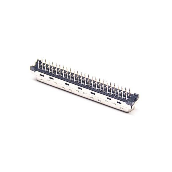 100 PIN SCSI Connector HPDB Male Straight Through Hole for PCB Mount