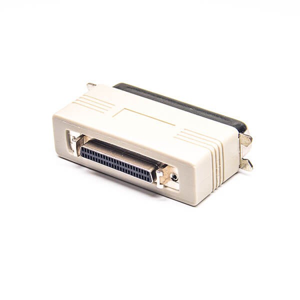 SCSI 50 Pin HPCN Male to 50 Pin HPDB Female Straight Adapter for IDC