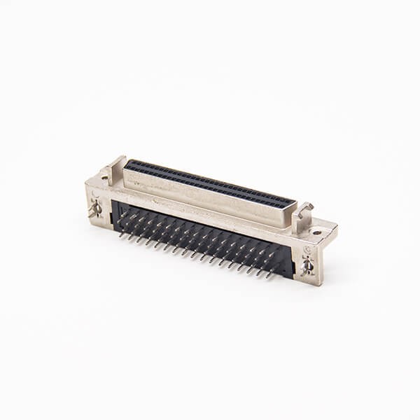 SCSI 68Pin Female Connector 90 Degree DIP for PCB Mount