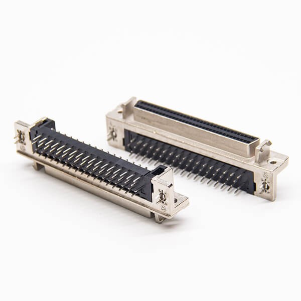 SCSI 68Pin Female Connector 90 Degree DIP for PCB Mount