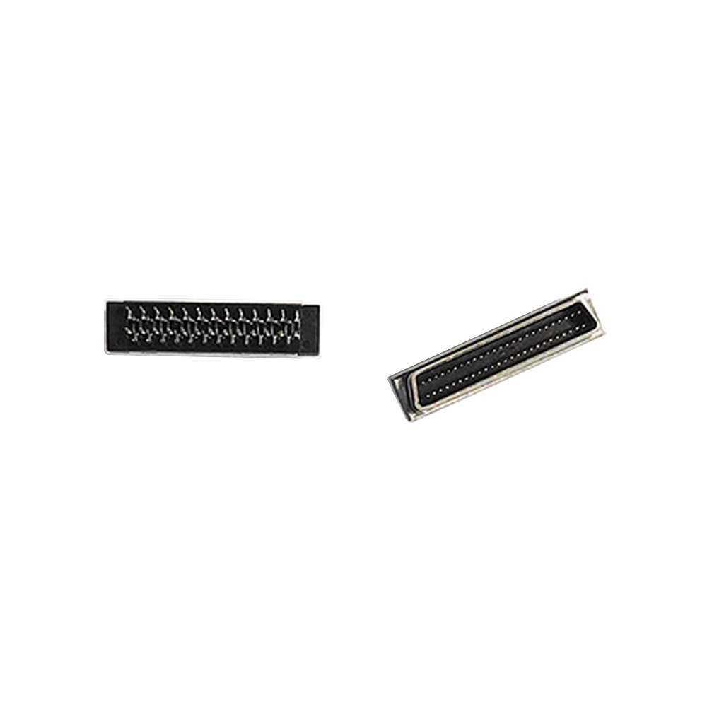 SCSI Connector 50Pin HPDB Male Straight Adapter Through Hole for PCB Mount