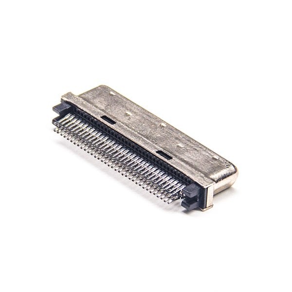 SCSI Connector 68 PIN VHDCI Male Straight Edge Mount PCB Mount