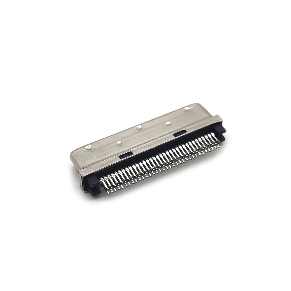 SCSI Connector 68 PIN VHDCI Male Straight Edge Mount PCB Mount