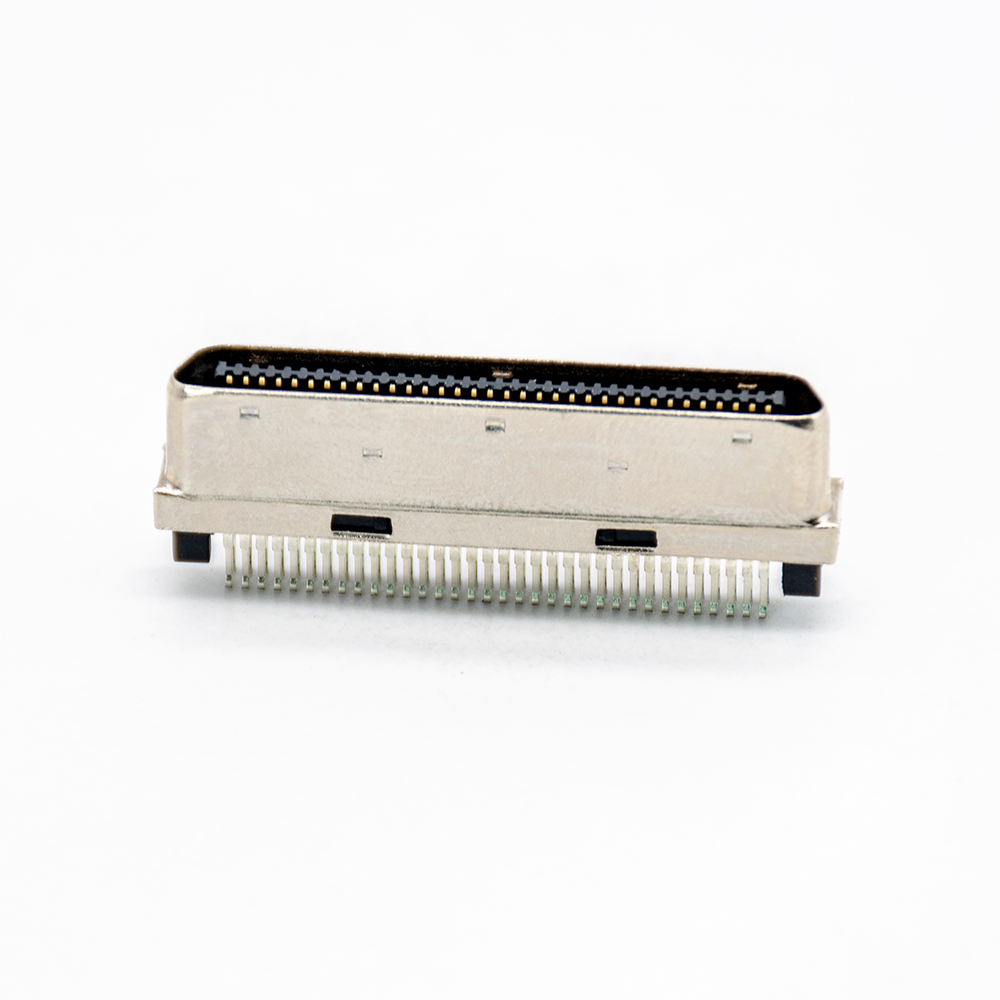 SCSI Connector 68 PIN VHDCI Male Straight Edge Mount PCB Mount