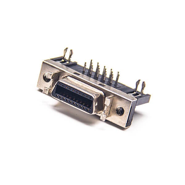 SCSI Female Connector HPCN 20 Pin Straight Female Through Hole Connector