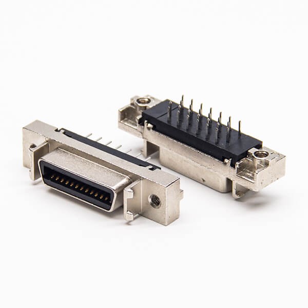 SCSI Female Connector Straight 26 Pin DIP for PCB Mount