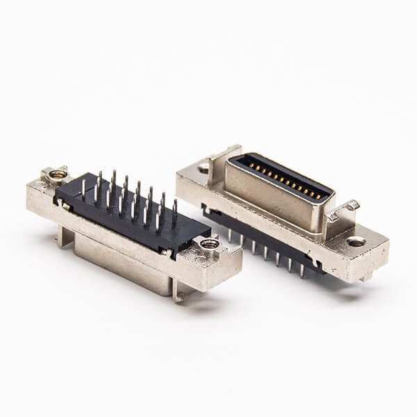 SCSI Female Connector Straight 26 Pin DIP for PCB Mount