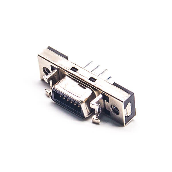 SCSI Female HPCN 14 Pin Straight Female Through Hole Connector