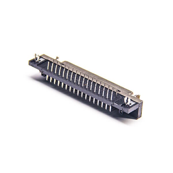 Scuzzy adapter HPCN 36 Pin right angle Female Through Hole Connector