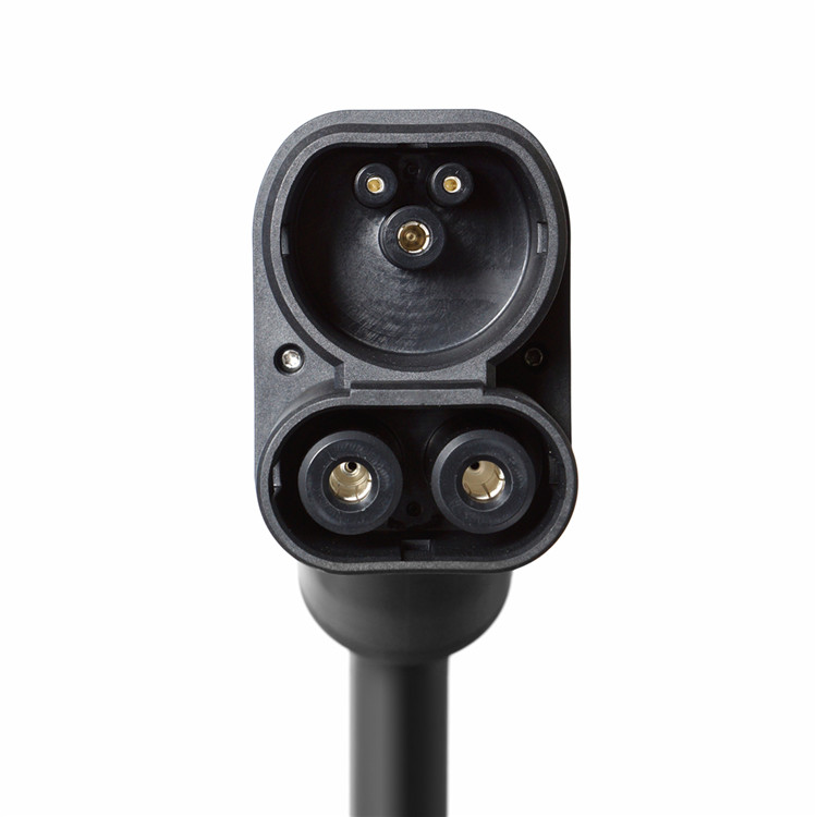 Single Phase EV High Voltage Charger with 5 M Cable SAE J1772 Standard CCS COMBO2 125A Plug Connector