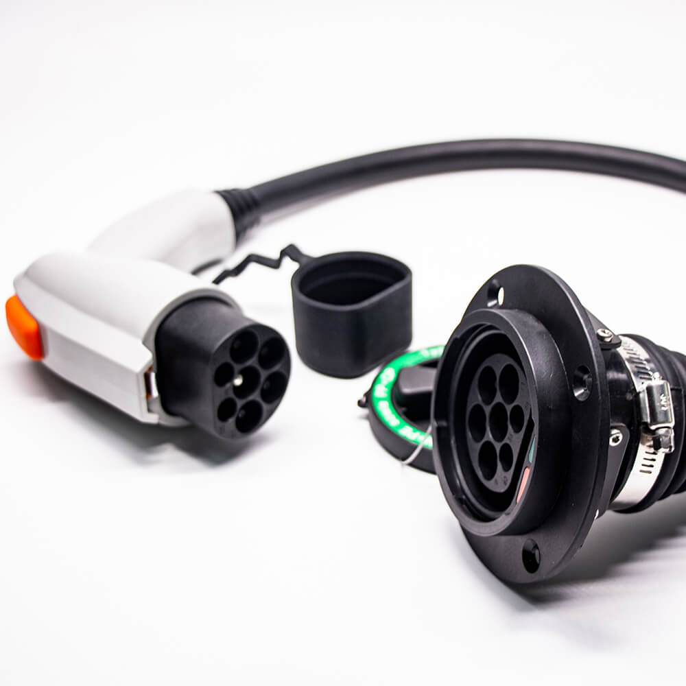 TESLA Type 2 Cable IEC 62196 to GB/T 20234 EV Charging Cable 1M Wall-mounted for Model X Model S Model 3