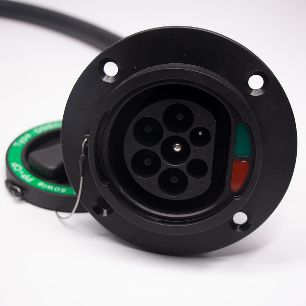 TESLA Type 2 Cable IEC 62196 to GB/T 20234 EV Charging Cable 1M Wall-mounted for Model X Model S Model 3