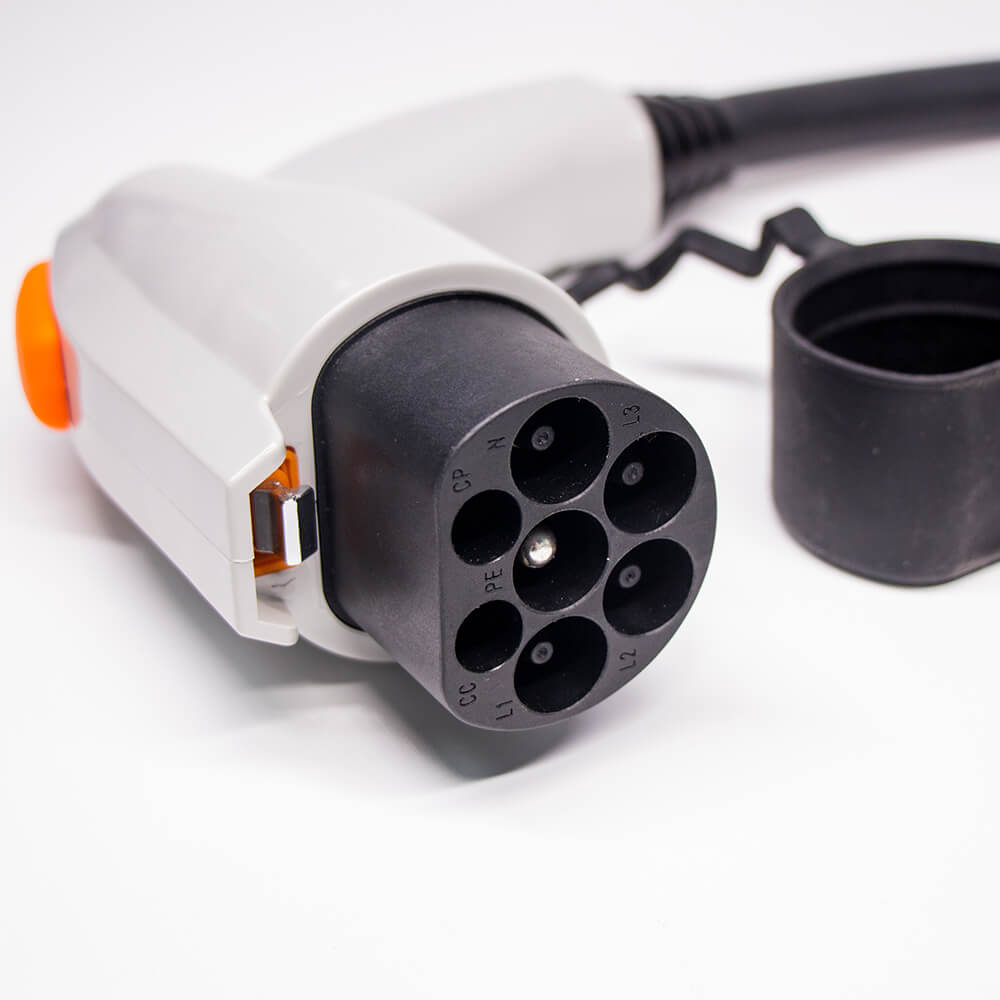 TESLA Type 2 Cable IEC 62196 to GB/T 20234 EV Charging Cable 1M Wall-mounted for Model X Model S Model 3