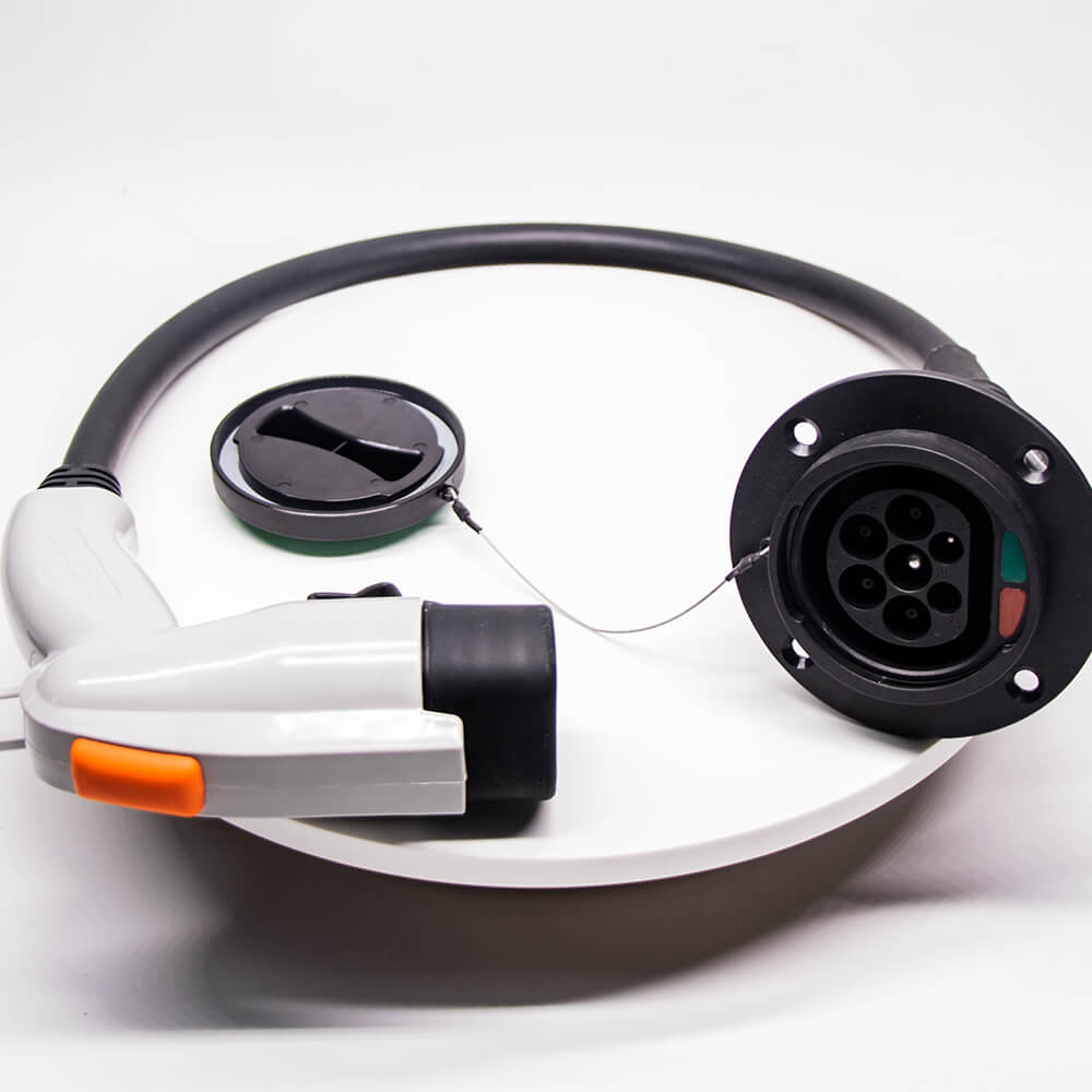 TESLA Type 2 Cable IEC 62196 to GB/T 20234 EV Charging Cable 1M Wall-mounted for Model X Model S Model 3