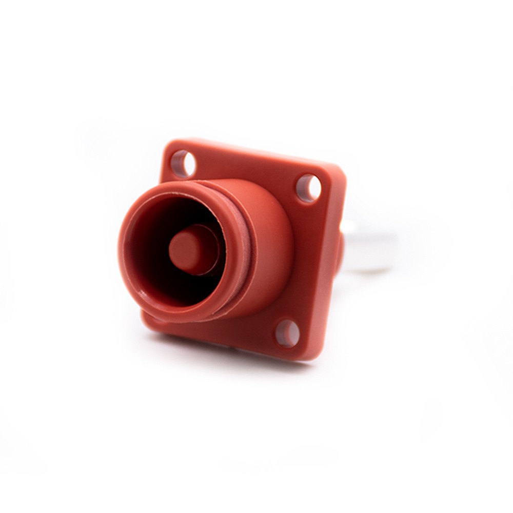 Energy Battery Storage Connector Surlok Socket Female Straight 12mm Bl Red IP67 Waterproof