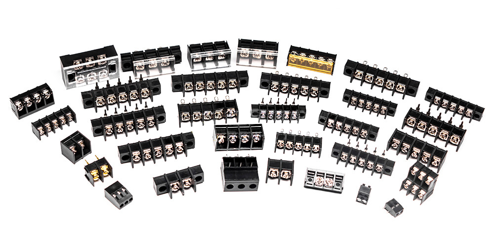 Panel Feed Through Terminal Block 5 Pin 30A 600V UL94-V0