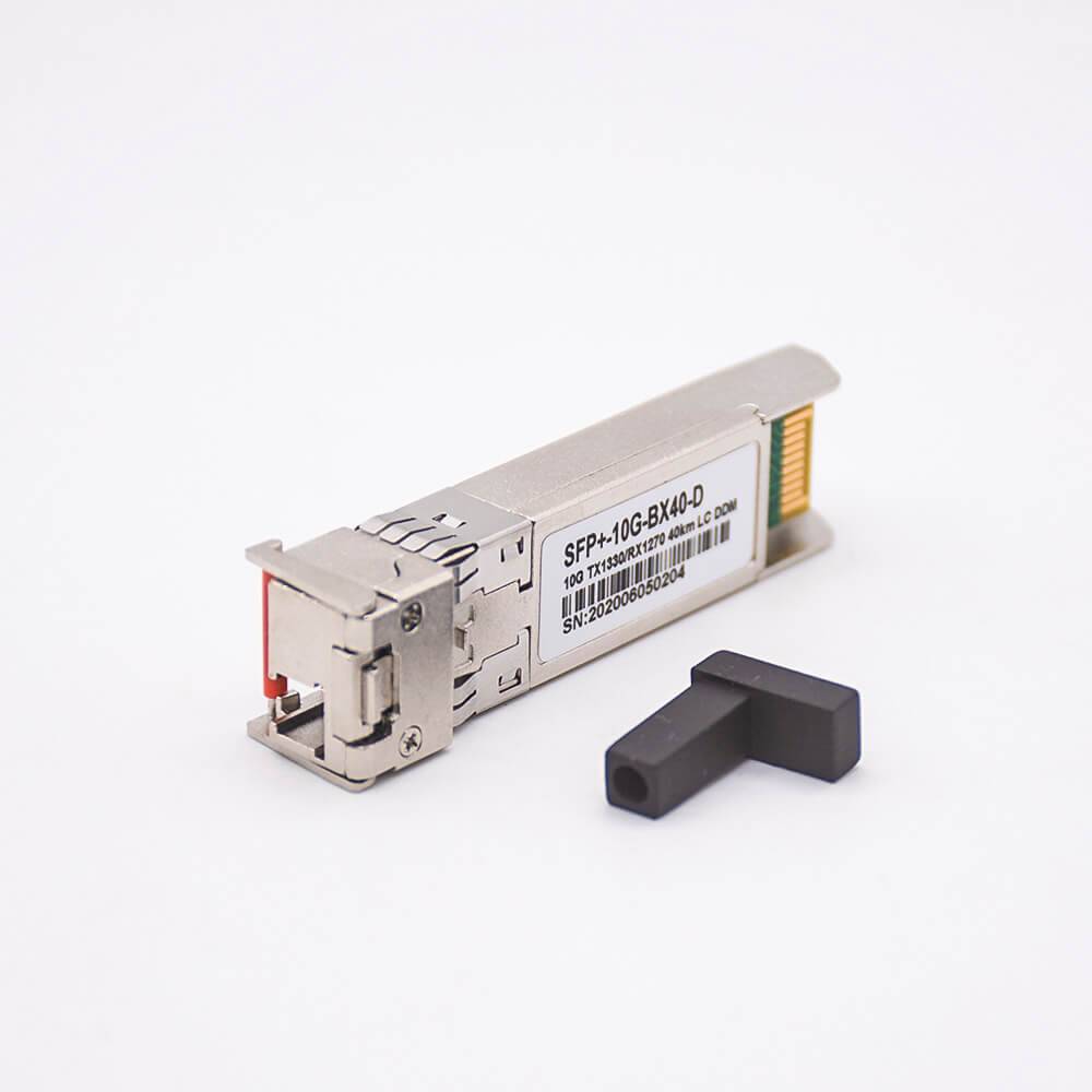 10G SFP+ Fiber Transceiver SMF BIDI LC Interface 40KM DDM TX1330/RX1270