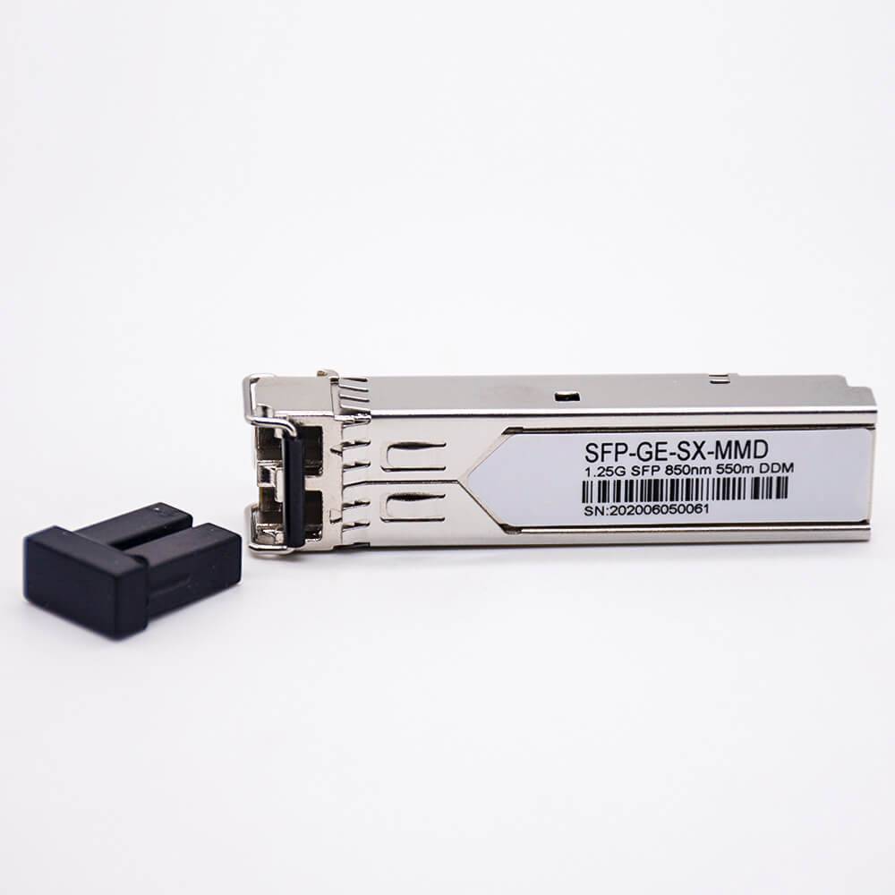 Duplex SFP Module MMF LC Interface 850nm 550M DDM 1.25G Optical Module