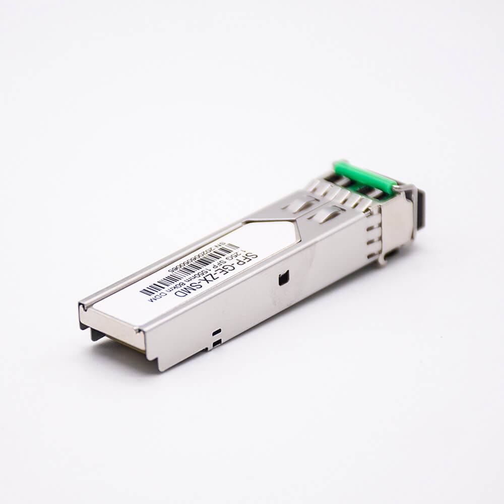 Fiber-optic SFP Module LC Connector 1.25G SMF Duplex 1550nm 80KM