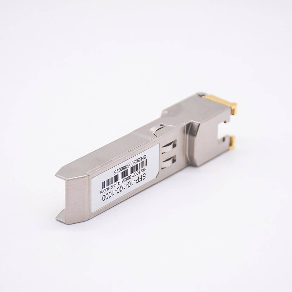 SFP Electrical Interface RJ45 SFP-10-100-1000 100M DDM Electric Port Module