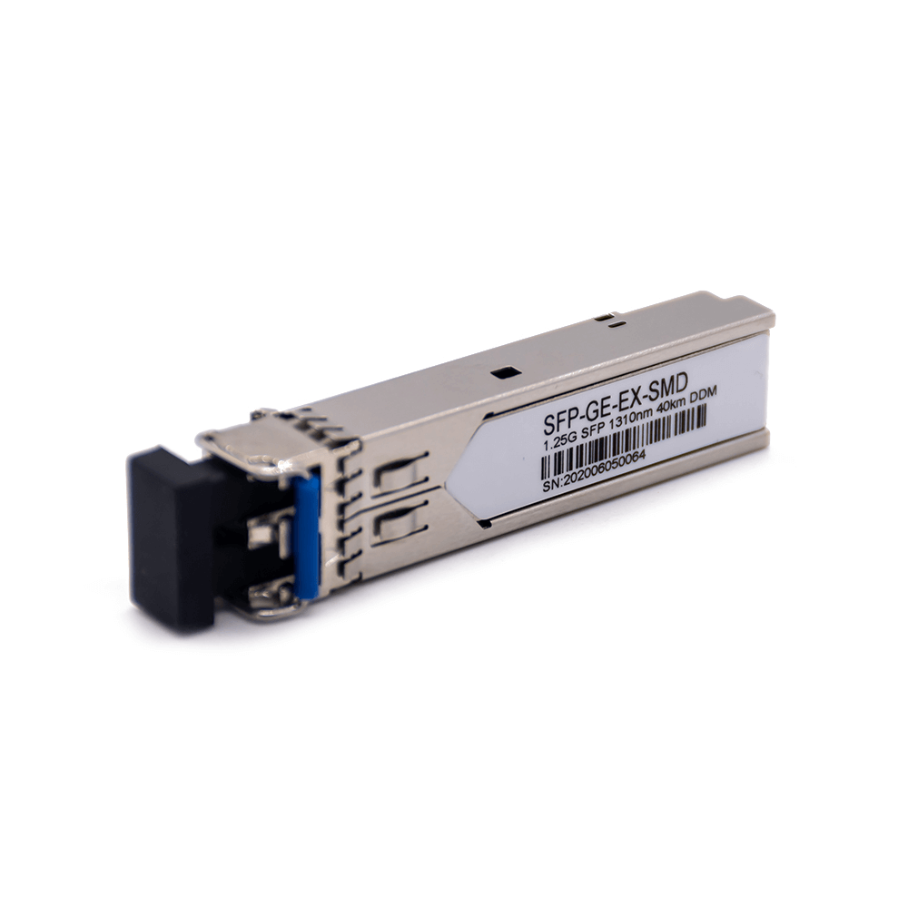 SFP-EX-SMD 1.25G SFP 1310nm 40km DOM Duplex LC SMF Optical Transceiver Module