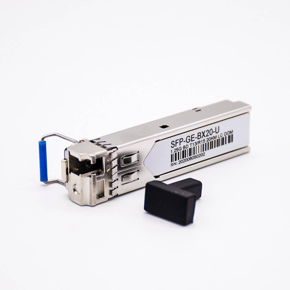 SFP Single Mode BIDI SMF LC Interface TX1310/RX1550 1.25Gbps 20KM