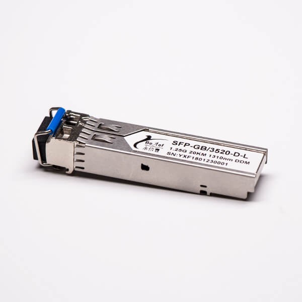 SFP Transceiver LC Simplex Port 1.25G 20KM 1310NM DDM Huawei Compatible