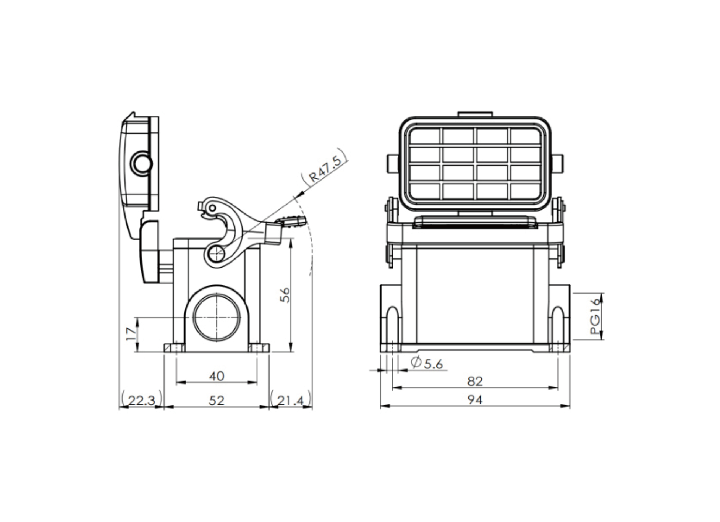 H10B-SM-1LS-PC-PG16