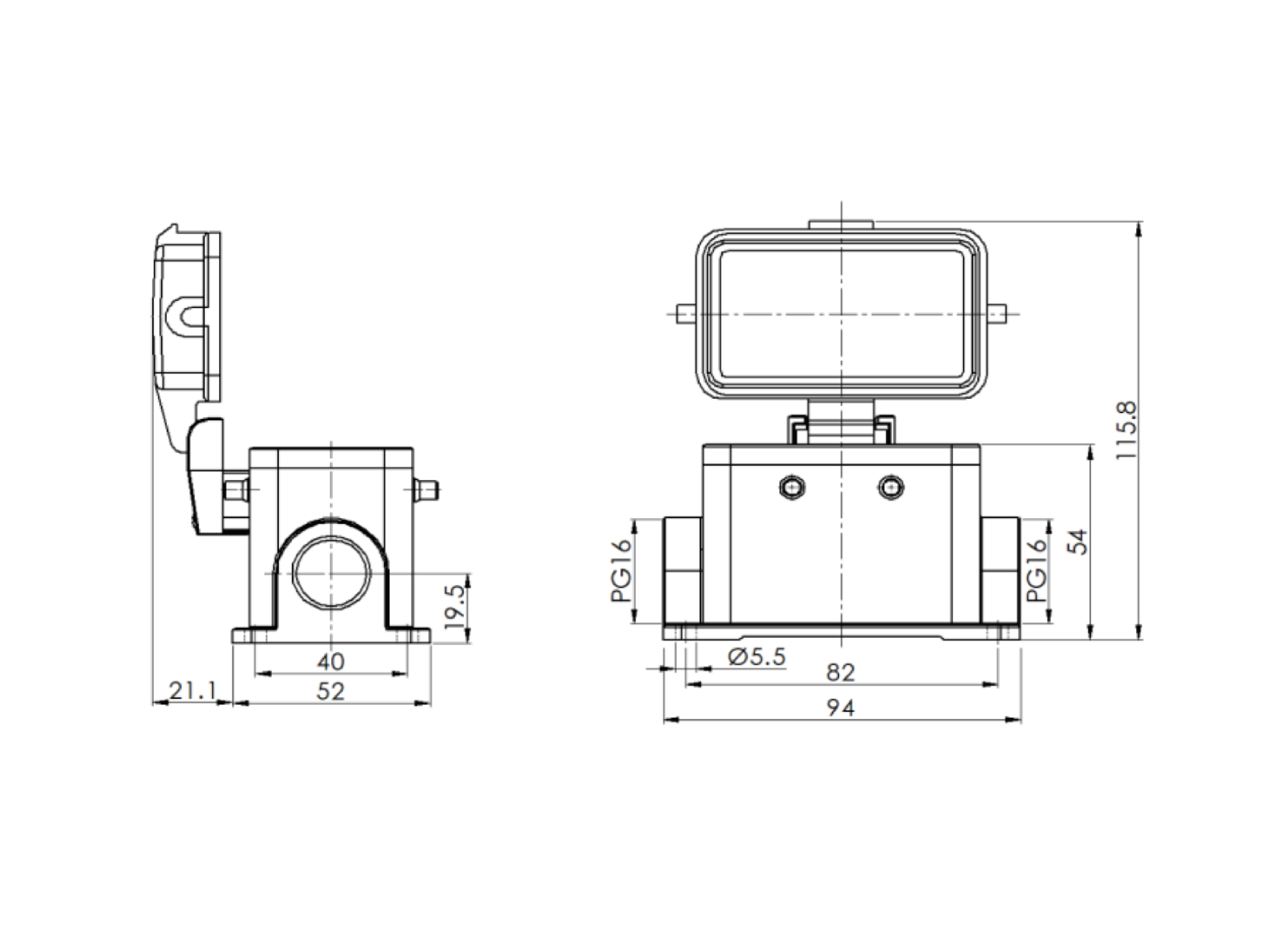 H10B-SM-4PR-PC-2PG16