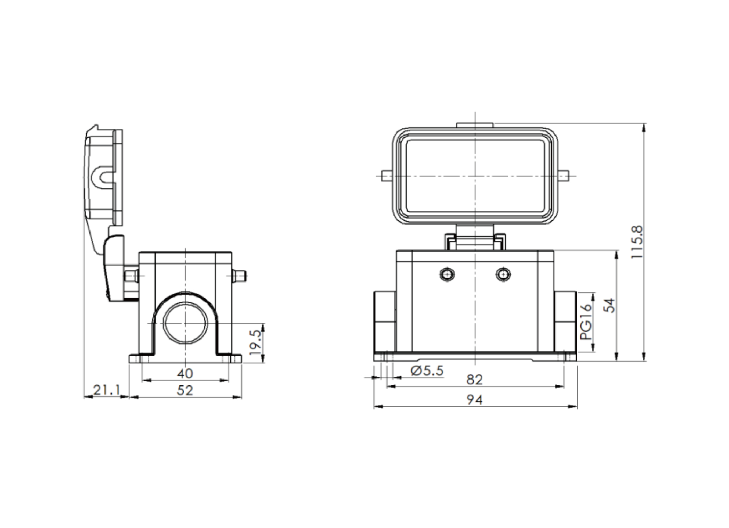 H10B-SM-4PR-PC-PG16