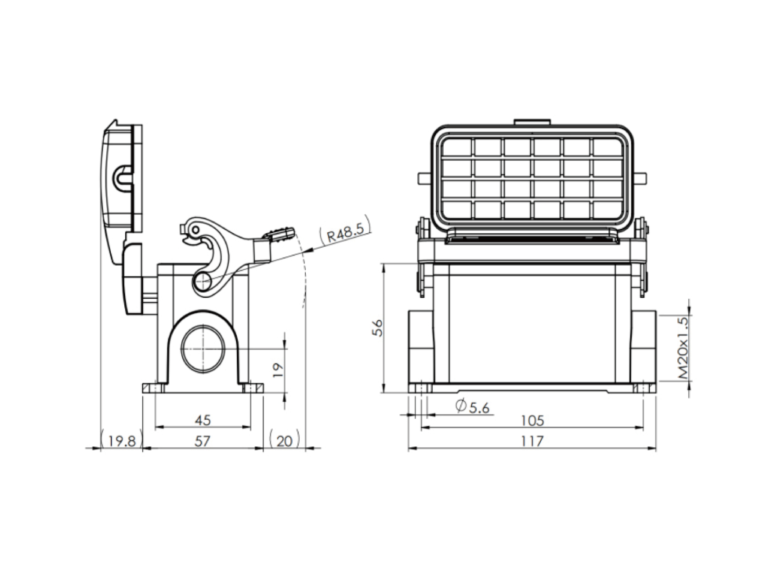 H16B-SM-1LS-PC-M20