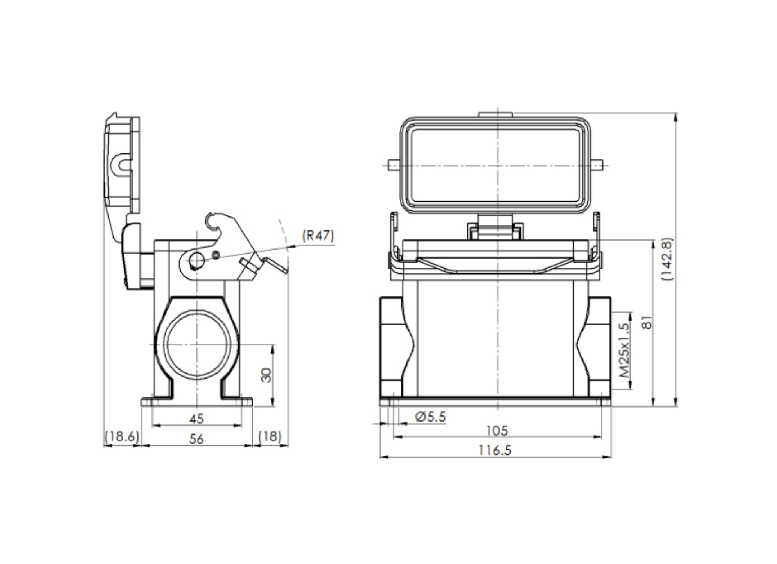 H16B-SMH-1L-PC-M25