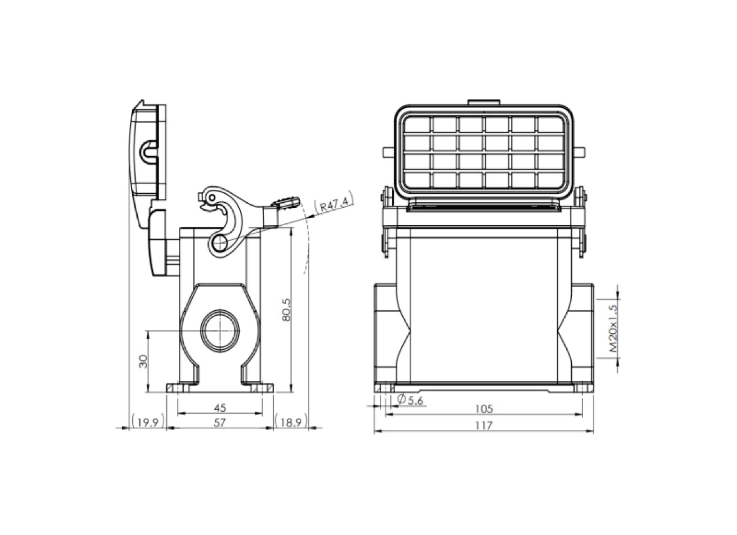 H16B-SMH-1LS-PC-M20