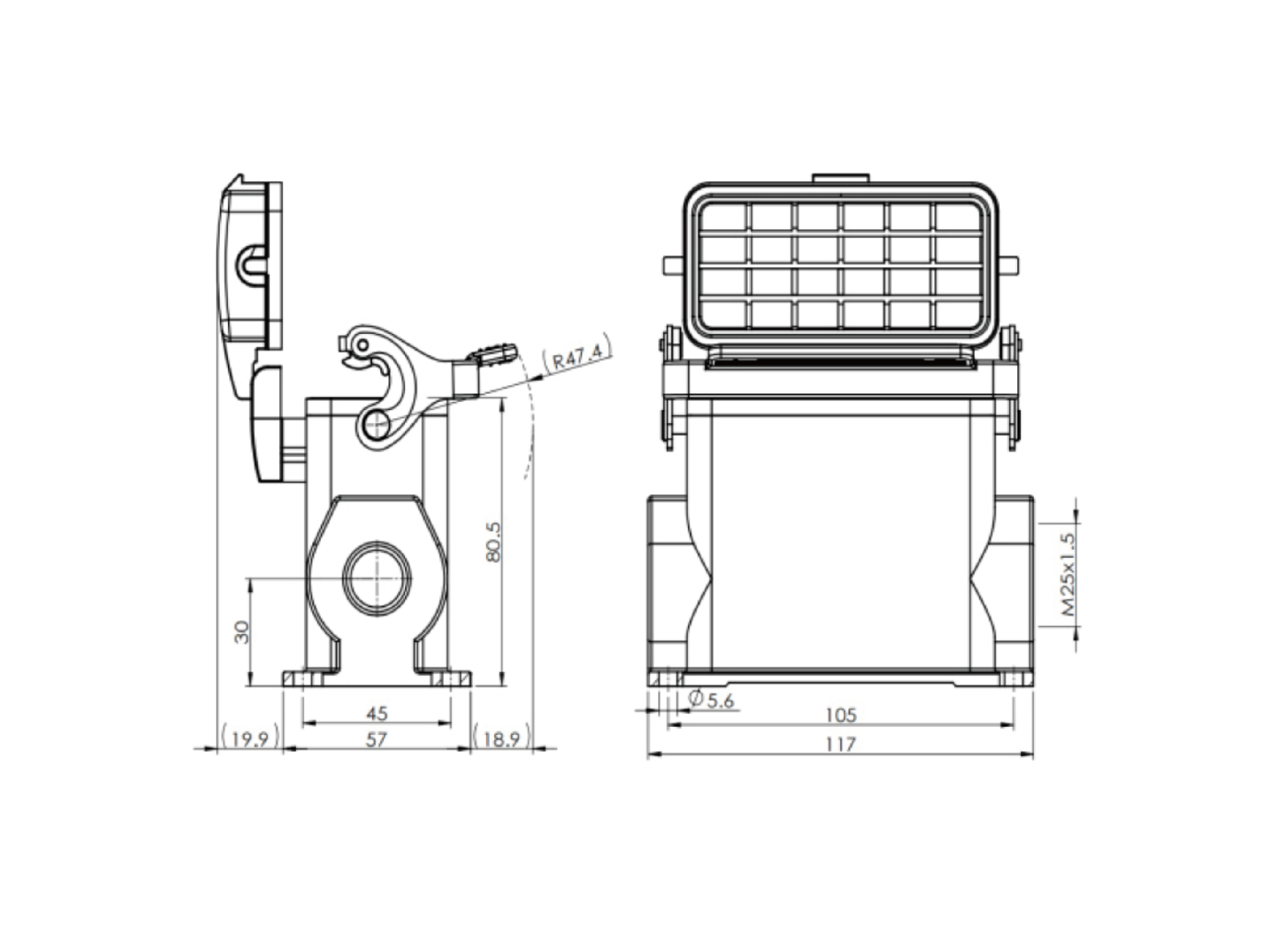 H16B-SMH-1LS-PC-M25