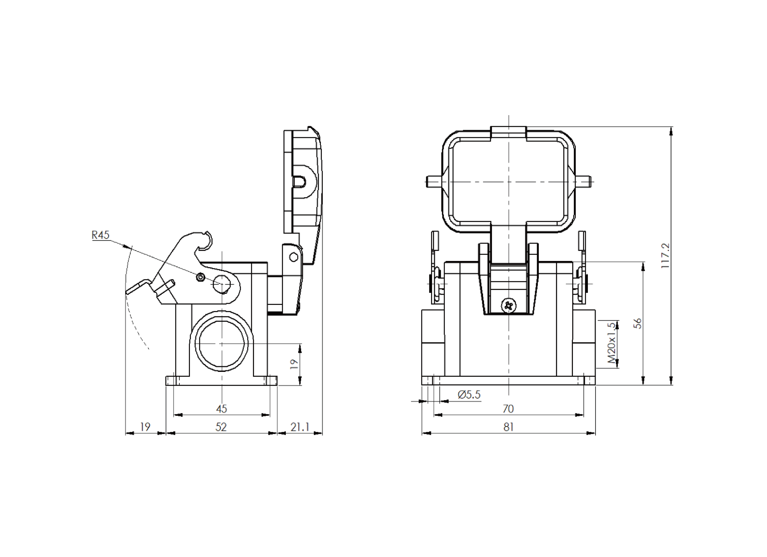 H6B-SM-1L-PC-M20