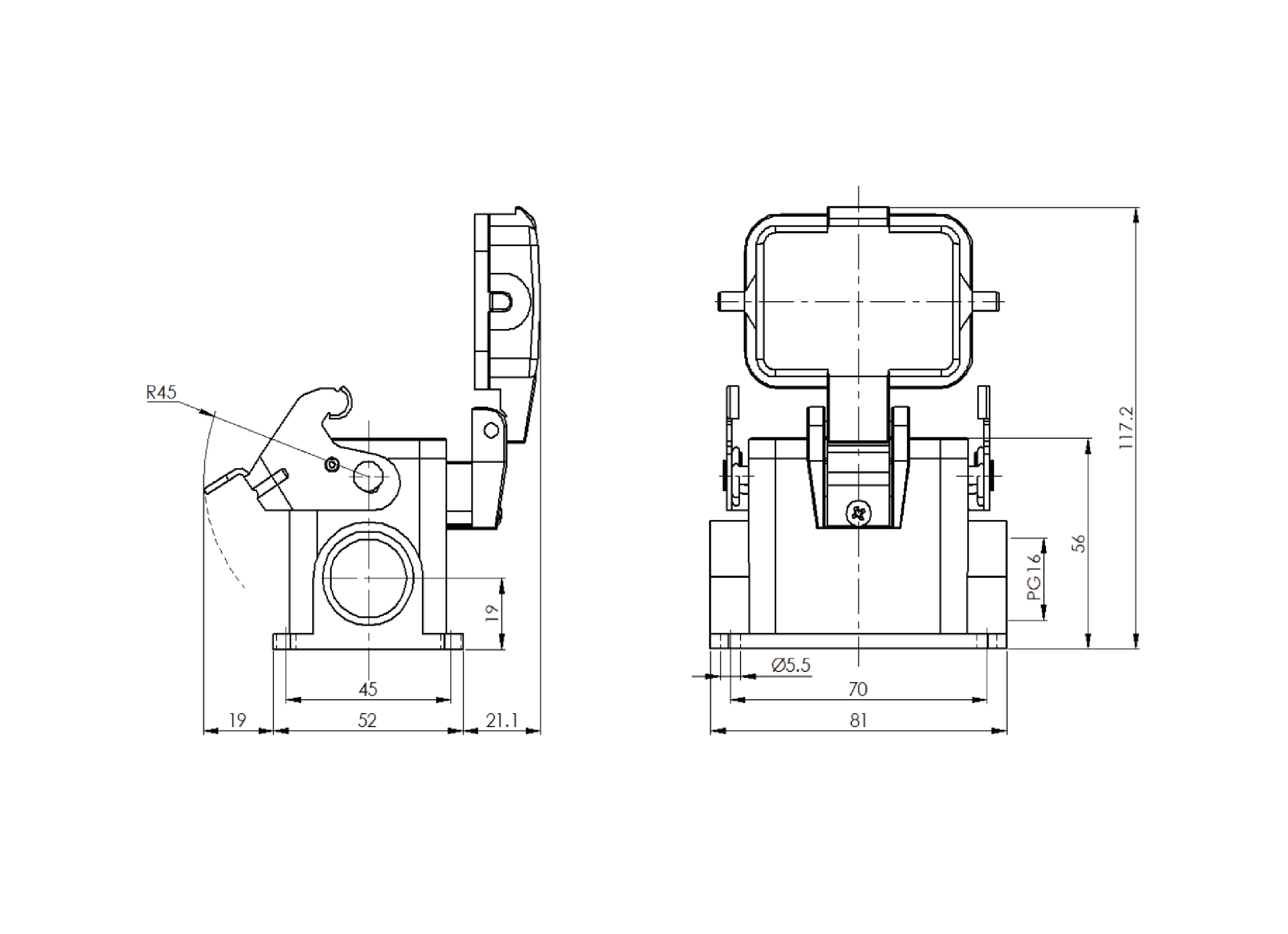 H6B-SM-1L-PC-PG16