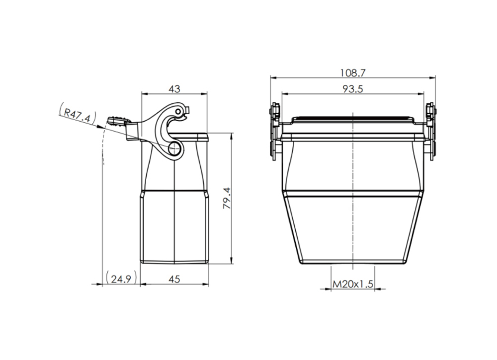 H16B-CTCH-1LS-M20