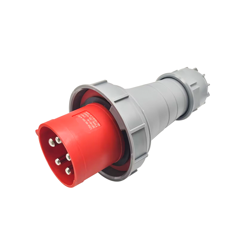 Industrial Connector 125A Plug 5 Pole Waterproof IP67 380-415V