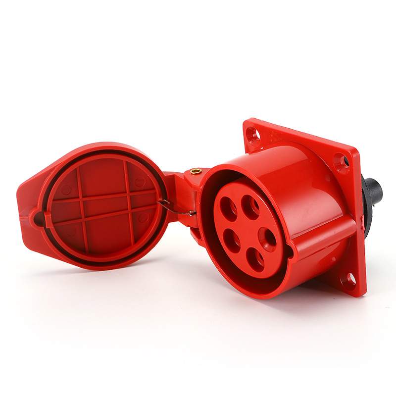 Waterproof Industrial Connector Socket 5Pin 16A 380-415V 3P+E+N IP44