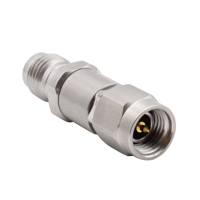 3.5mm Male Plug to 1.85mm Female Jack 26.5GHz High Frequency Coaxial Adapter Connector