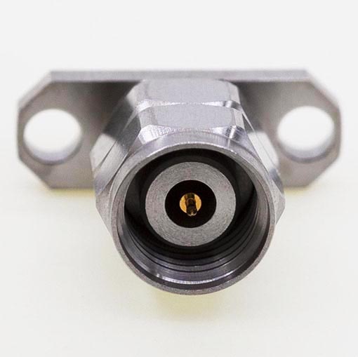 2.4mm Male Airline Connector, 14 x 4.8mm / 0.55 x 0.19inch Flange 0.64mm / .025″ Pin