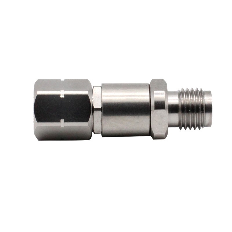 2.4mm Male Plug to 2.92mm Female Jack Stainless Steel Connector 40GHz Coaxial Adapter