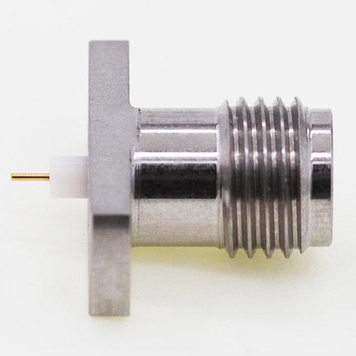 2.4mm Thread-in Connector, 12.7 x 4.8mm / 0.50 x 0.19inch Flange Jack 0.6mm / .024″ Pin