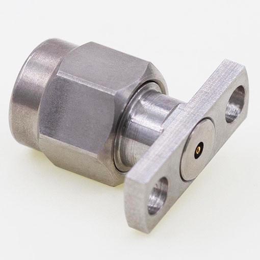 2.92mm Male RF Connector 12.7 x 4.8mm / 0.50 x 0.19inch Flange for 0.38mm / .015″ Pin