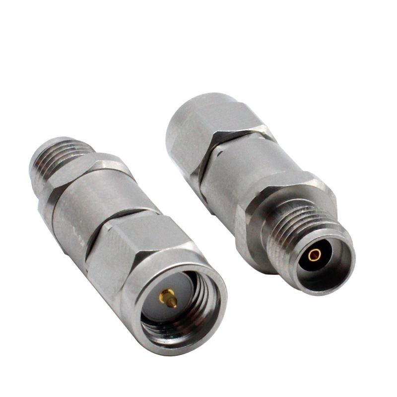 SMA Male Plug to 2.92mm Jack Female Stainless Steel RF Coaxial Adapter DC-18GHz